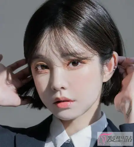 少女感学生减龄发型文艺短发清新可爱