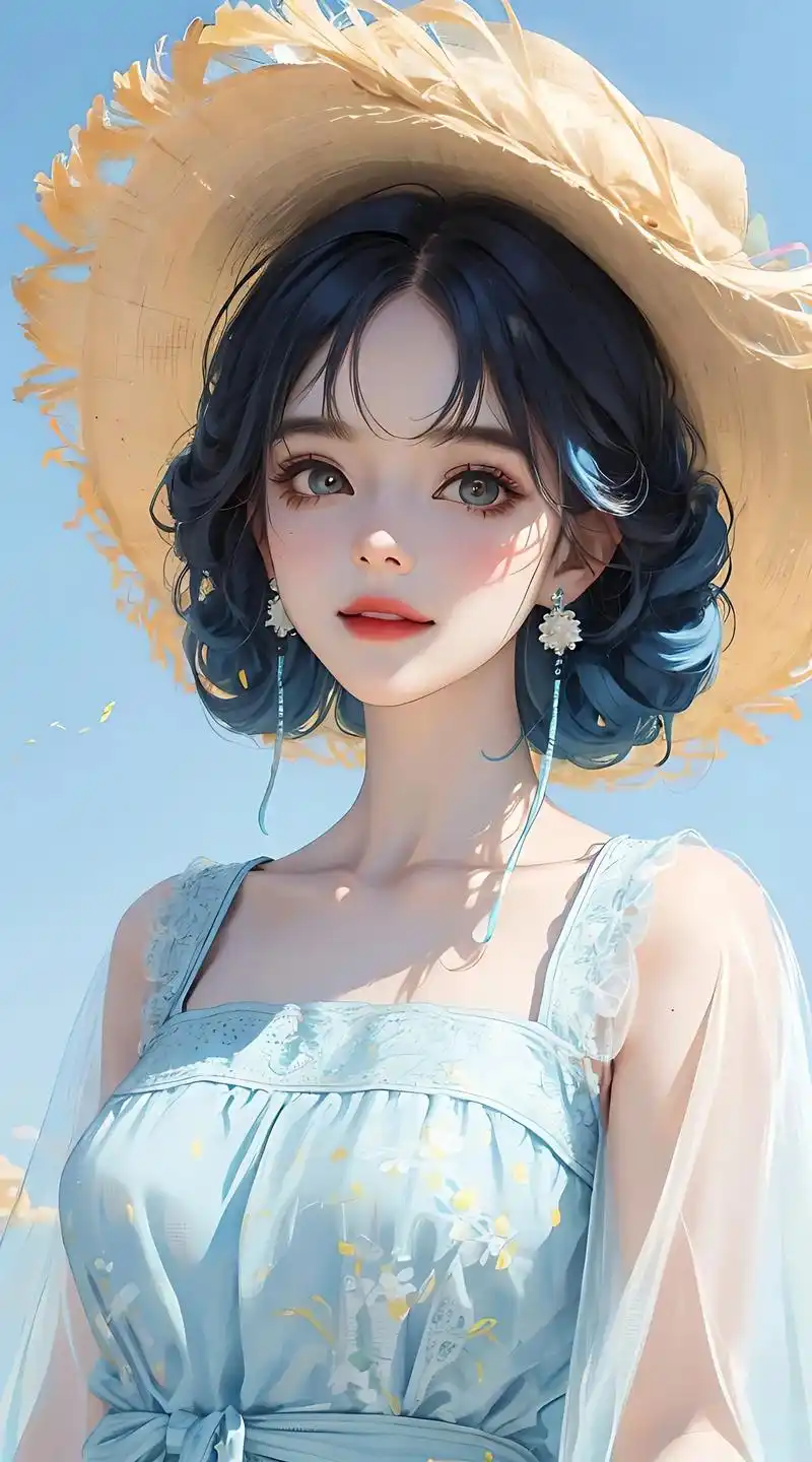 一个女孩,五官精致,瓜子脸,大眼睛,不露牙齿微笑,你心动了没 - 抖音