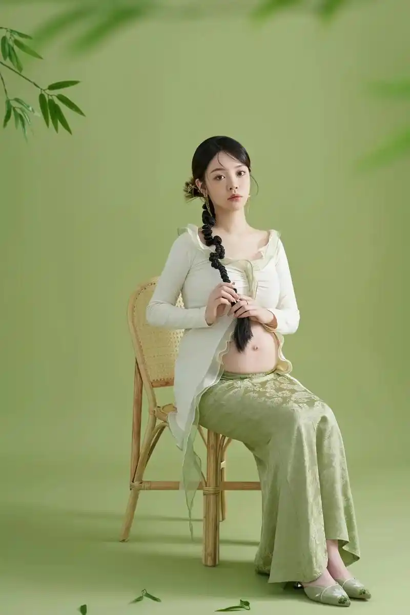 小清新国风孕妇照98  也太养眼了吧95.干净唯美 雅致耐看 - 抖音