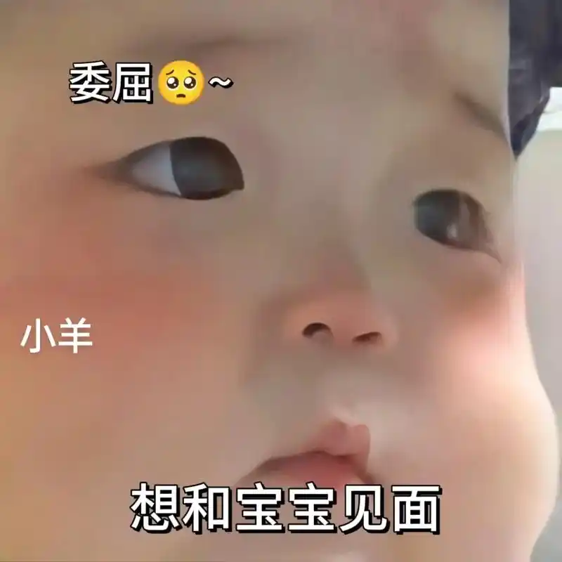 想和宝宝见面.#表情包 #萌娃表情包 #套路表情包 #艾特你 - 抖音