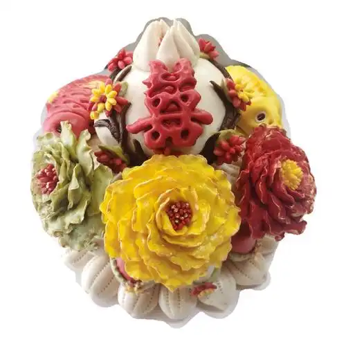 结婚订婚喜馒头花饽饽婚礼花糕纯手工制作创意礼品伴手礼送礼特产