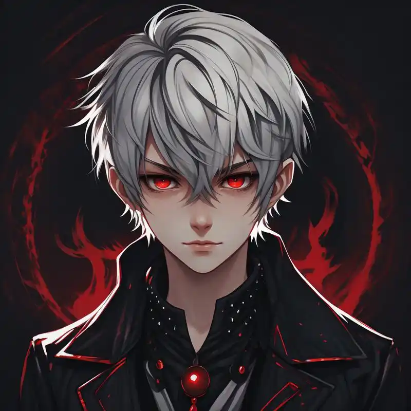 97堕落之魂92红眼男生头像 探索黑暗中的魅力,这组红眼男生的堕落