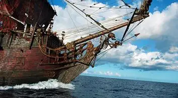 真有一款黑珍珠号款的海盗船,乘坐这种游乐设备你怕吗?