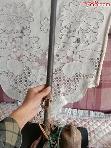 60年代楠木或格木质100斤杆秤一套