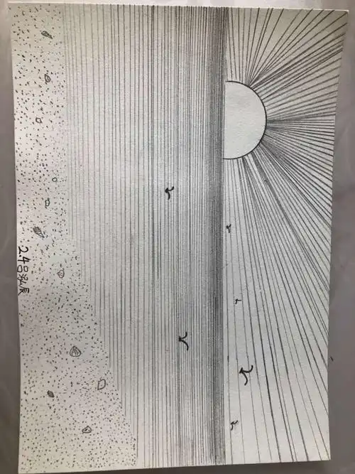 滕州市北辛街道中心小学通盛路校区美术微课堂 二年级下册《点,线,面