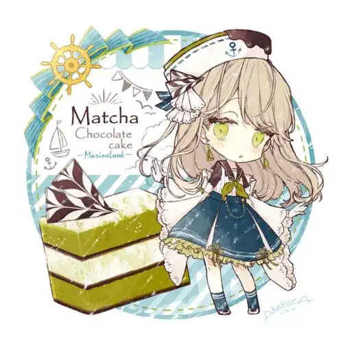 q版动漫美食甜点美食拟人