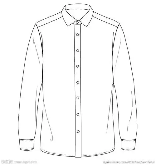 衬衫简笔画图片 衬衫简笔画图片大全可爱