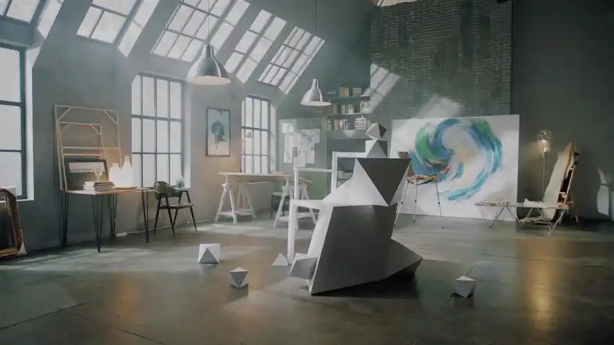 空间设计师美学艺术画室