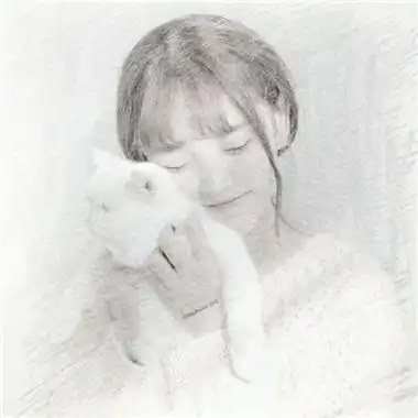 微信头像女简单素描手绘 手绘头像图片大全 -【爱个性】