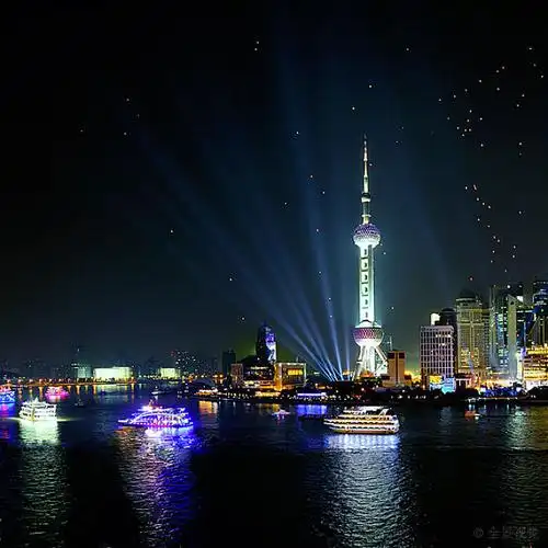 夜上海-东方明珠_高清图片_全景视觉