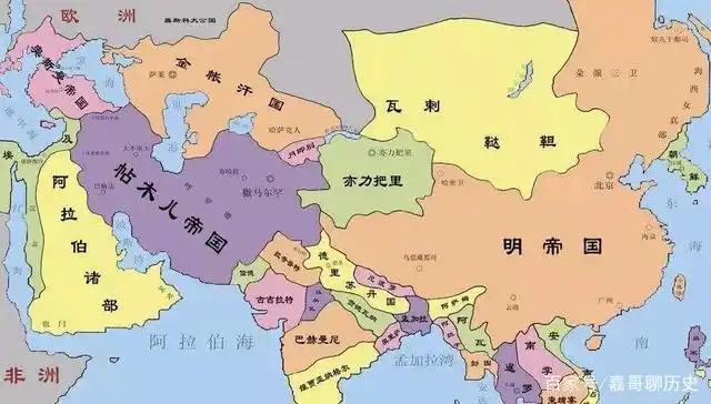 鼎盛时期的大明朝疆域版图 明朝自朱元璋开朝,本来有600年国运,但是