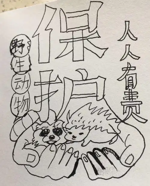 恩江幼儿园一《保护野生动物,从我做起》