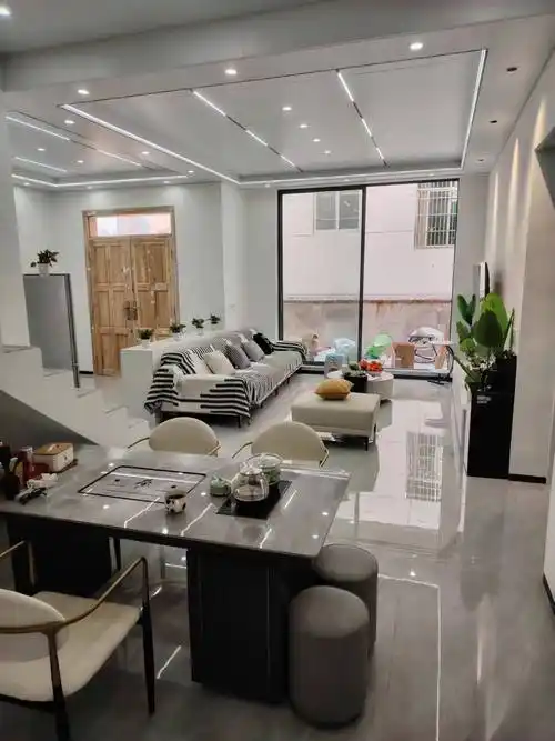 我,在江西农村,建了一栋房子,占地90平,3层8个房间,花了40万_图纸