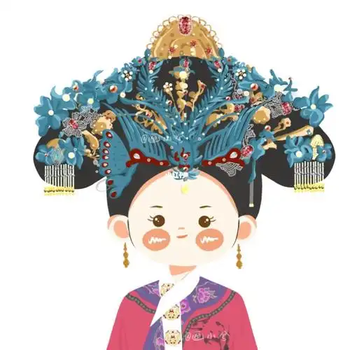 画画的日常 #笔记灵感  #甄嬛传  #华妃  #q版头像  #卡通头像