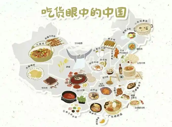 中国饮食地图:图源网络