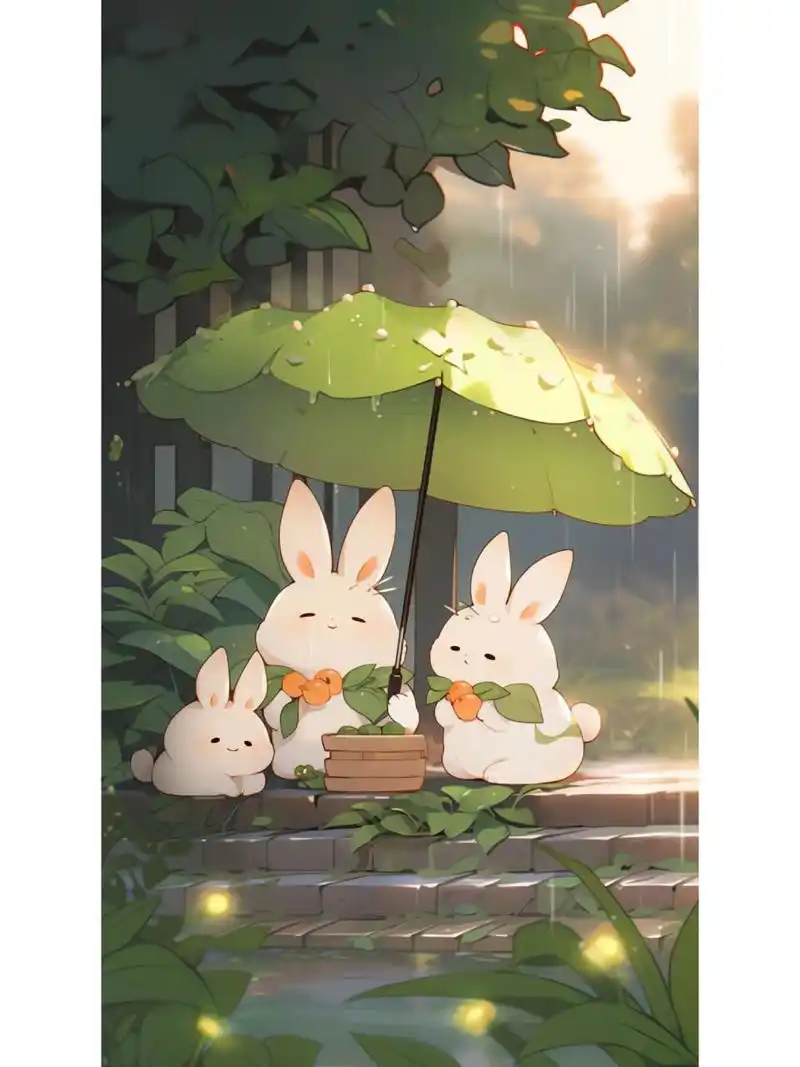 太萌啦!93超级可爱兔兔壁纸 谁能拒绝可爱的兔兔捏!