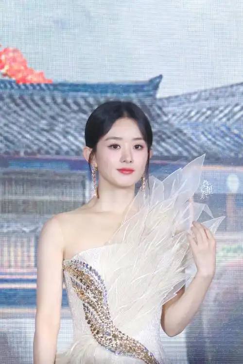 赵丽颖羽纱仙女裙