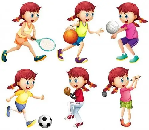 首页 设计元素 装饰图案 装饰图案 >做不同类型运动插画的女孩 千图网