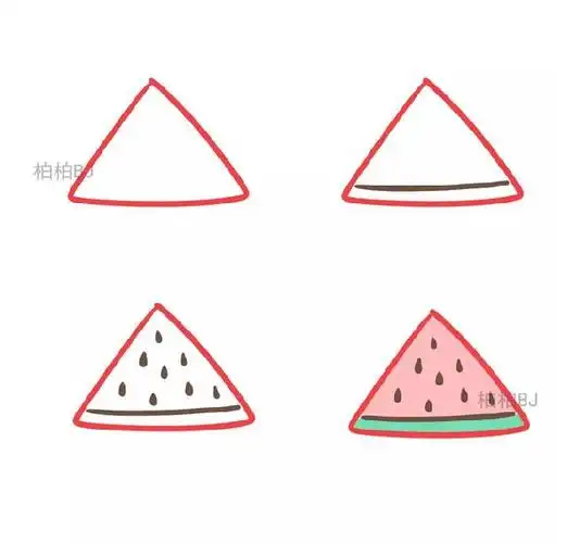 停课不停教,不停学,三都学校在行动——三角形内部添画(美术低段—第