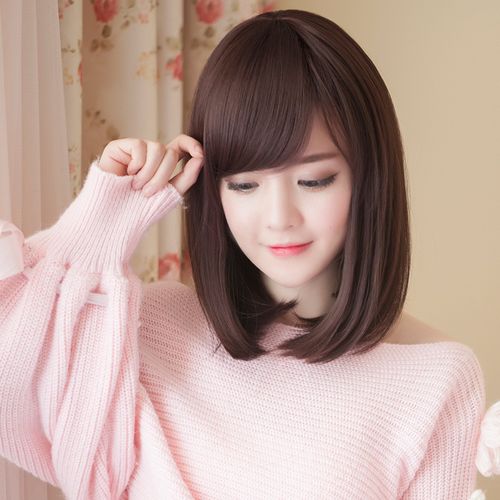 假发女短发bobo头短发假发女斜刘海波波头发型帅气假发套好不好怎么样