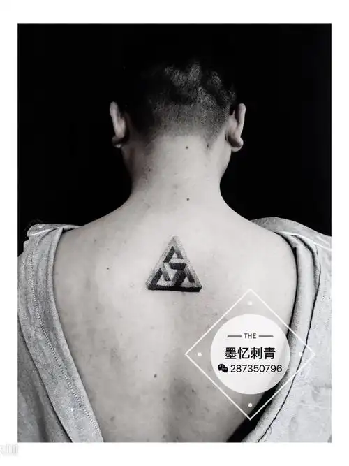 点刺立体三角形_纹身图案手稿图片_墨忆的纹身作品集