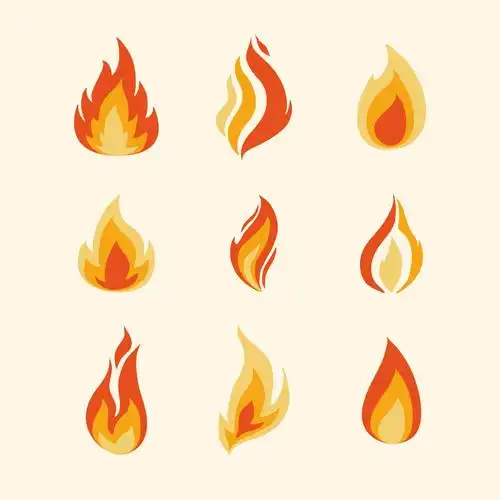 卡通火焰素材