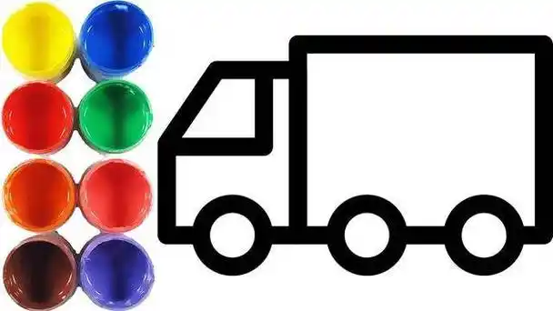 货车简笔画 货车简笔画图片