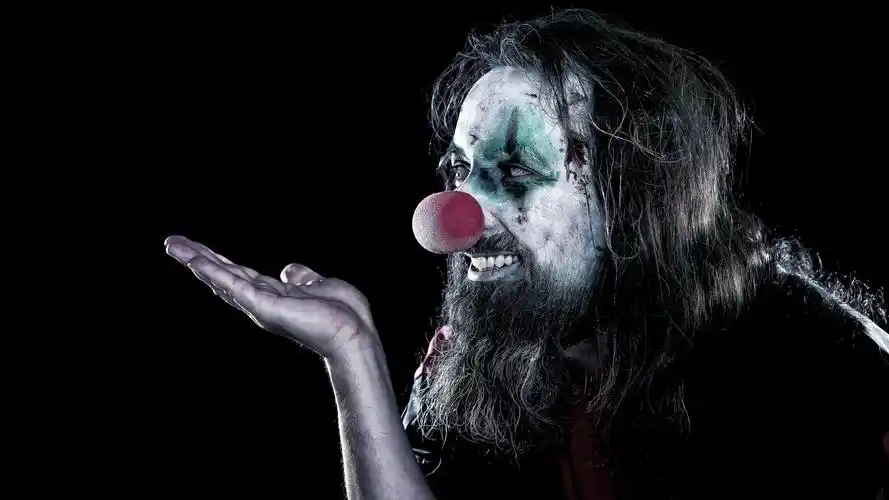 壁纸 小丑,黑背景