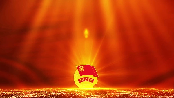 48红色五四共青活动背景边框遮罩视频模板848129五四青年节共青团红色