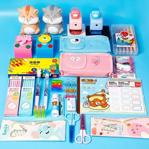 学生一年级学习用品必备女孩儿童大班毕业开学入学用具二年级礼物套盒