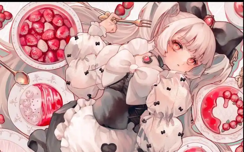 【画师推荐】甜品巧克力美少女|插画师twi:shiiro_illust