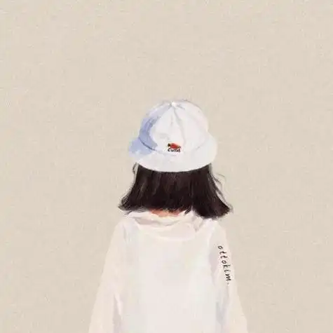 超级好看的女生背影头像