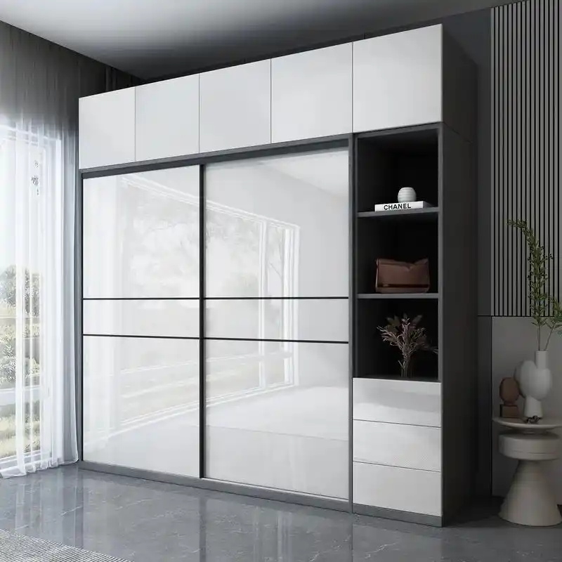 用了这款实木多层板推拉门衣柜,感觉整个房间都升级了!