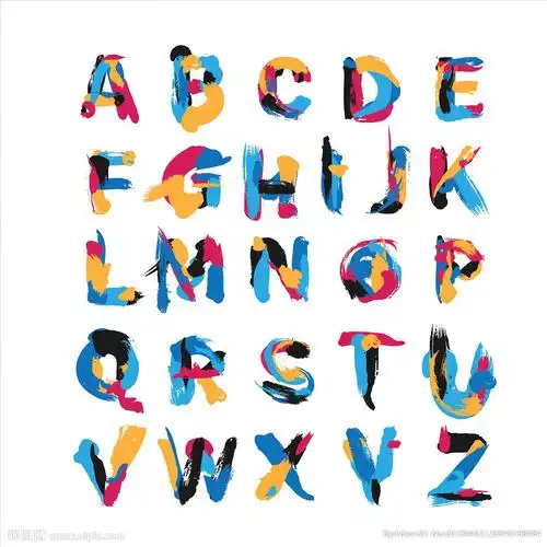 涂鸦字母图片
