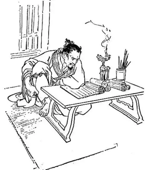 悬梁刺股简笔画怎么画