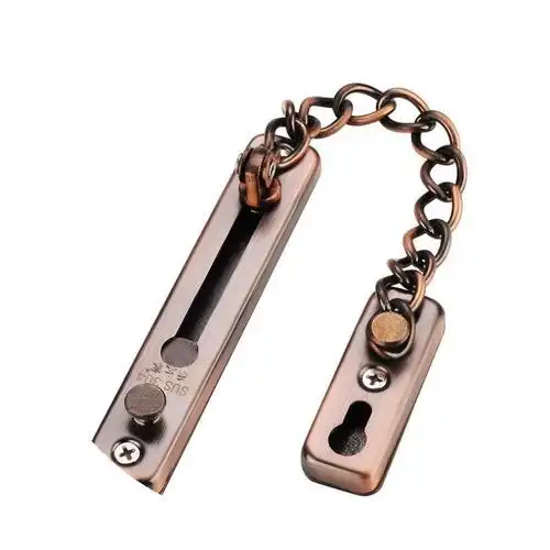 房间女生打孔反锁门锁锁链链条锁防安全家用安全链