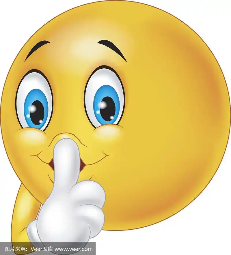 表情符号,安静,标志,幸福,手放在嘴唇上