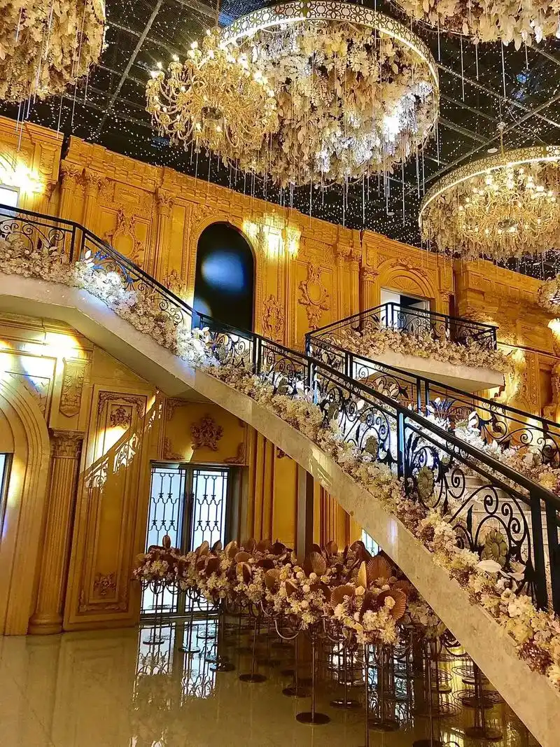 这个婚礼现场的布置真是绝了