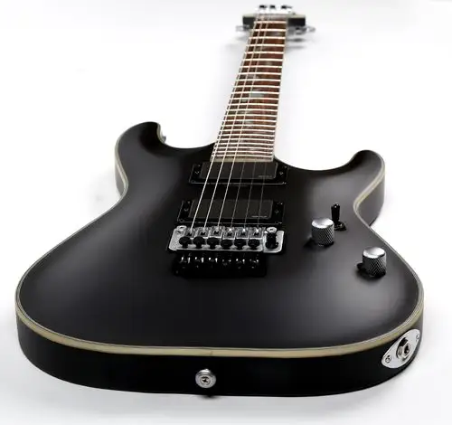 schecter 斯科特 damien platinum-6 fr 大蝙蝠双摇重金属电吉他