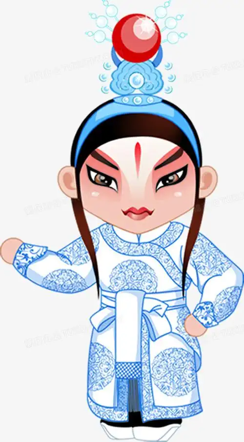 中国风戏曲卡通人物