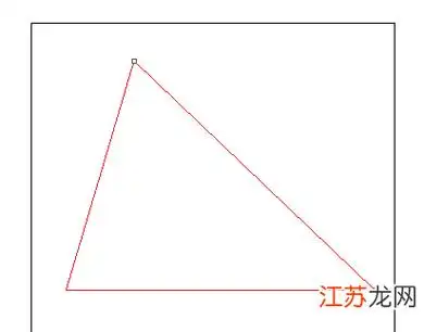 锐角三角形怎么画