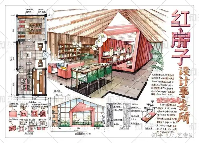 2—办公空间快题设计作品