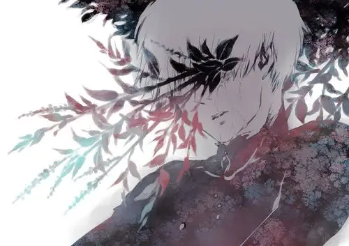 东京食尸鬼 白发 金木研 转自pixiv 侵删 # 我们一路相视而笑 为