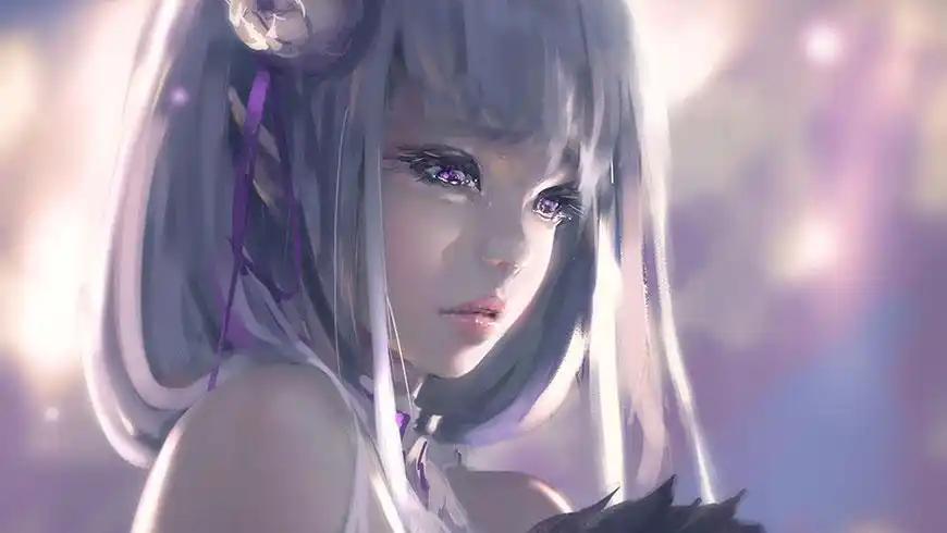 海琴烟鬼刀中的冰公主人物原画壁纸