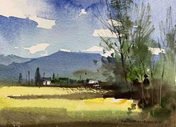 水彩画家费曦强作品欣赏(一)