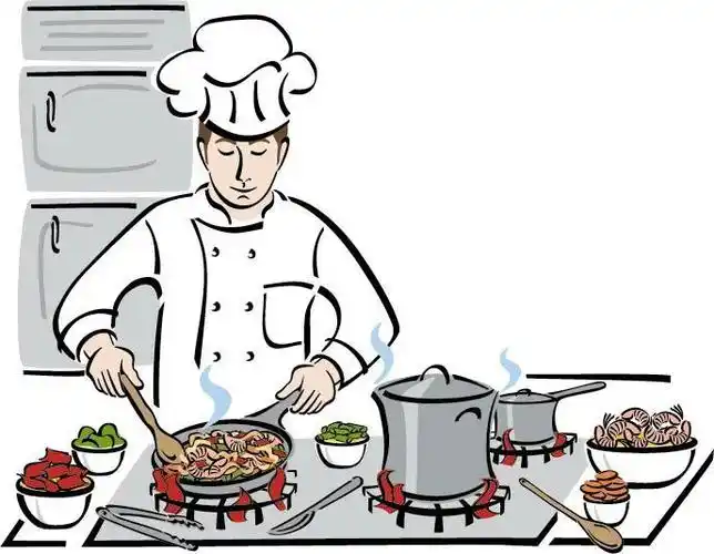 炒菜的厨师