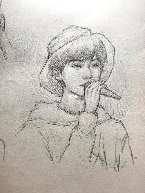 好想你06#铅笔画  #绘画  #时代少年团马嘉祺  #马嘉祺