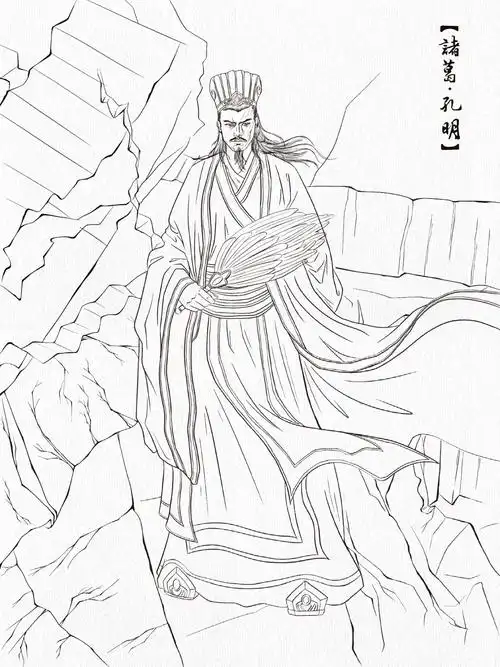 手绘人物|诸葛孔明