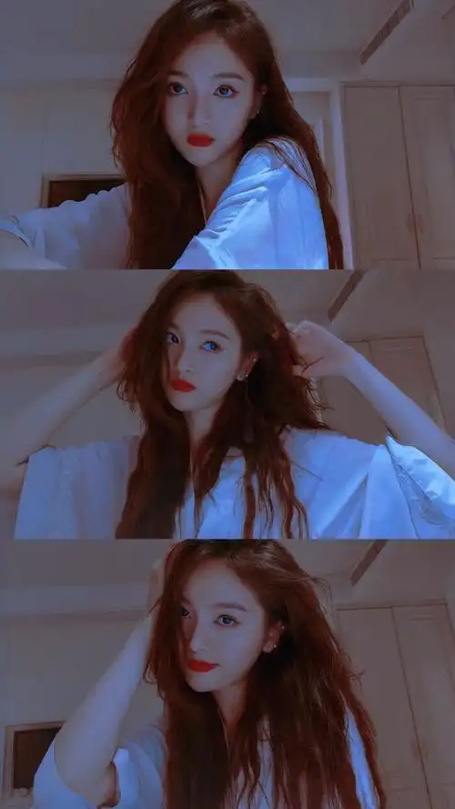 吴宣仪三格壁纸. 拿图dd.点赞.谢谢. 礼貌拿图.