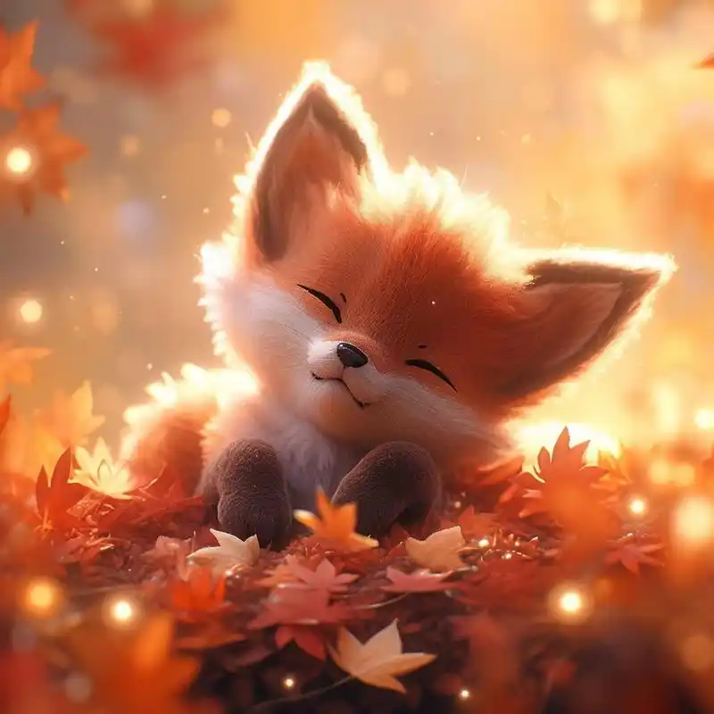 94秋日小狐狸头像丨每一张都可爱到爆炸99 93是小狐狸呀!